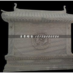 大理石影壁雕塑，仿古石影墻