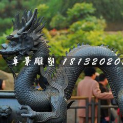 青銅龍雕塑，廣場神獸銅雕
