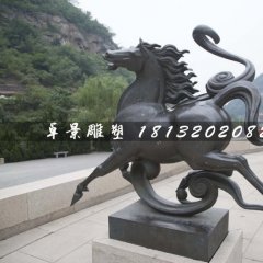 銅馬雕塑，公園動物銅雕