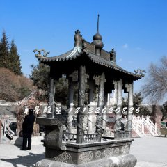 銅香爐，方形銅香爐