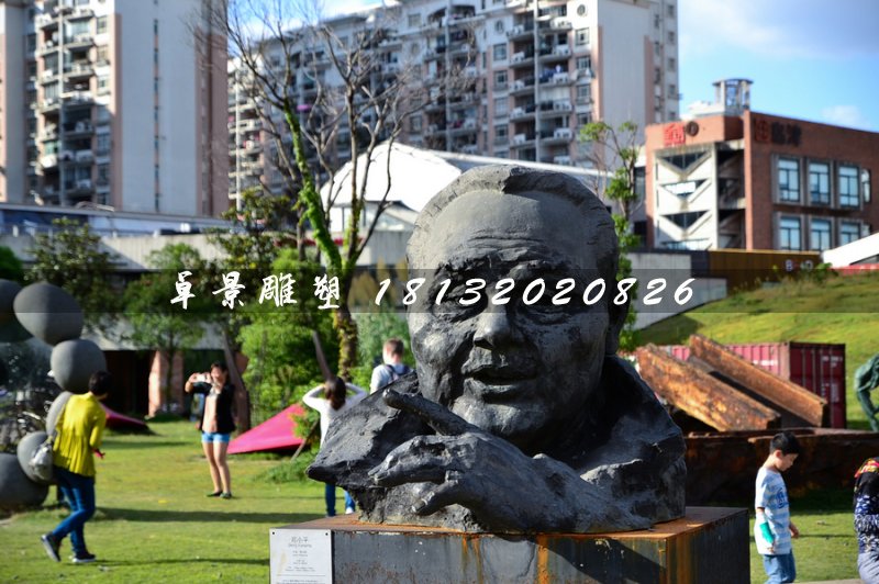 鄧小平頭像銅雕，偉人銅雕