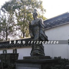 周武王銅雕，古人銅雕