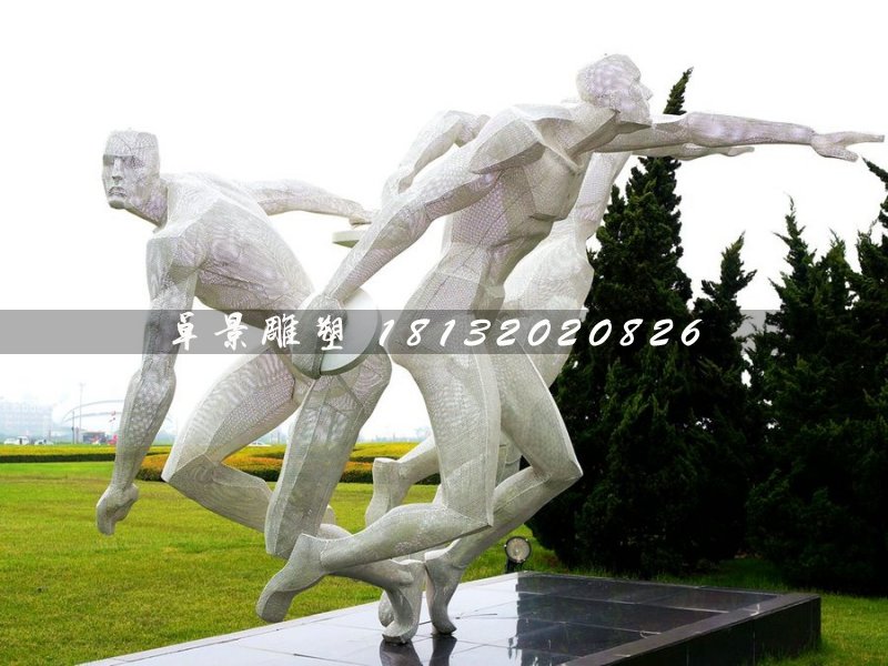 擲鐵餅雕塑，不銹鋼運(yùn)動(dòng)員雕塑