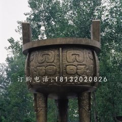 大型銅鼎，廣場(chǎng)三足銅鼎雕塑