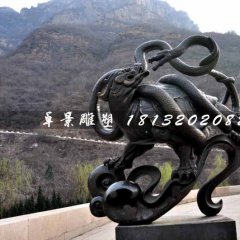 玄武銅雕，廣場(chǎng)神獸銅雕