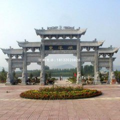 青石牌坊，石雕牌坊，石頭牌坊