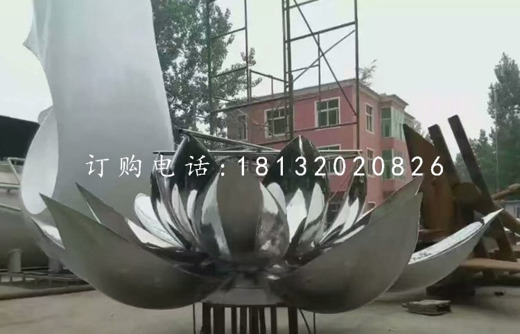 不銹鋼蓮花，廣場不銹鋼雕塑