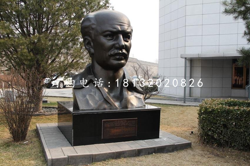 白求恩胸像銅雕，醫(yī)院名人銅雕