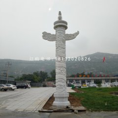 龍柱石雕，漢白玉華表石雕