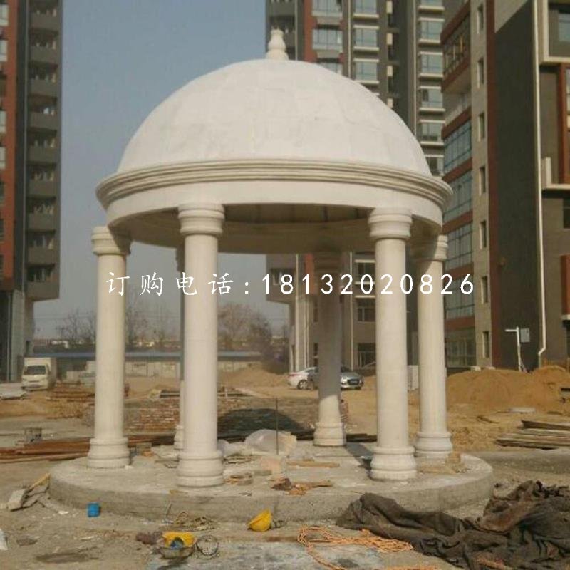 圓頂涼亭，歐式?jīng)鐾?，小區(qū)景觀雕塑