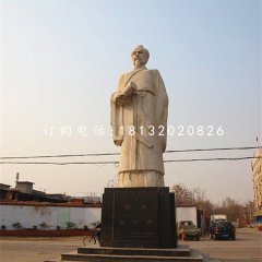 張仲景石雕，廣場古代醫(yī)學名人石雕