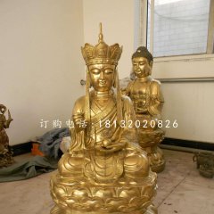 地藏菩薩銅雕，銅雕佛像