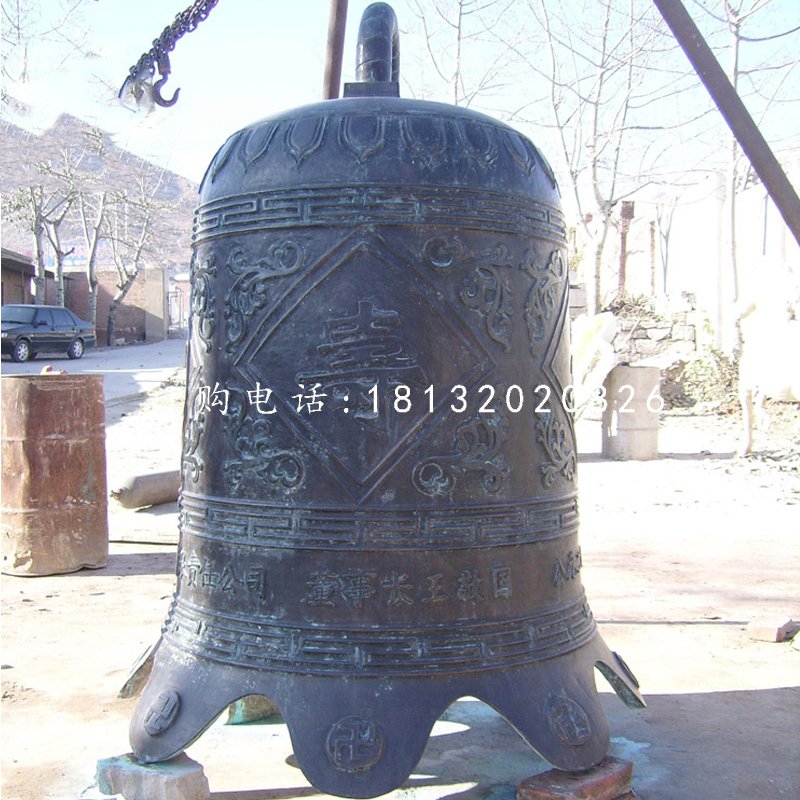 仿古銅鐘，青銅鐘