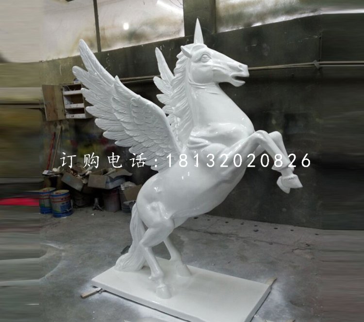 飛馬雕塑，玻璃鋼獨(dú)角獸