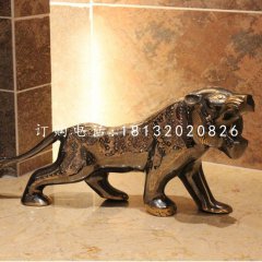 老虎銅雕，鑄銅動(dòng)物雕塑