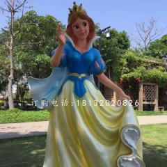 玻璃鋼白雪公主，公園卡通人物