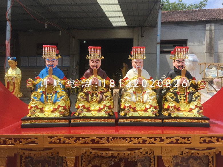 玻璃鋼龍王雕塑，神仙雕塑