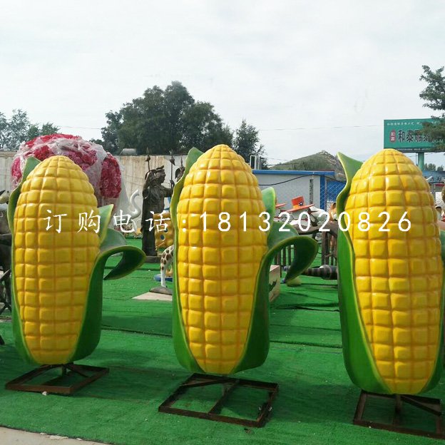 玻璃鋼玉米，糧食雕塑