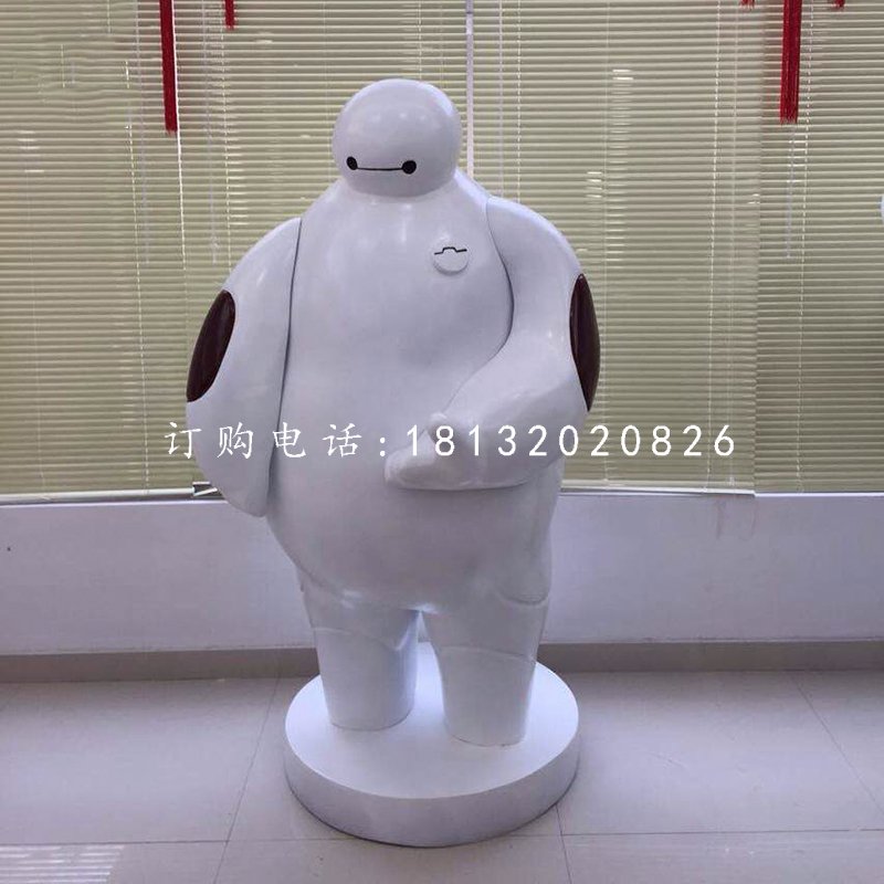 玻璃鋼大白，卡通人物雕塑 (1)