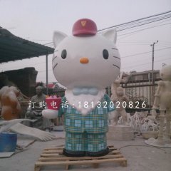 hellokitty雕塑，玻璃鋼卡通雕塑