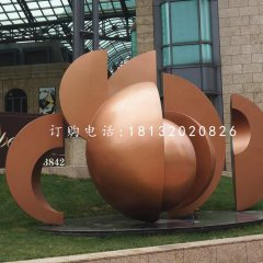 抽象景觀雕塑，公園銅雕