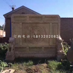 石雕屏風(fēng)，仿古景觀石雕