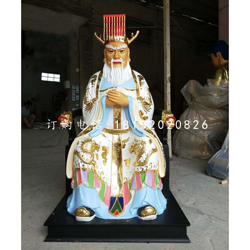 龍王雕塑，玻璃鋼神像