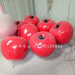 蘋果雕塑，玻璃鋼仿真水果