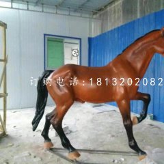 走馬雕塑，玻璃鋼仿真馬