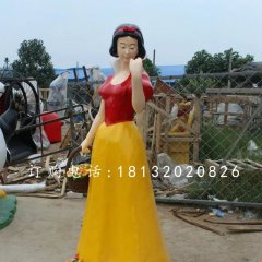 白雪公主雕塑，卡通人物雕塑