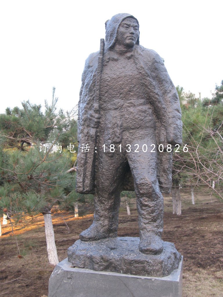 民兵銅雕，公園紀(jì)念銅雕