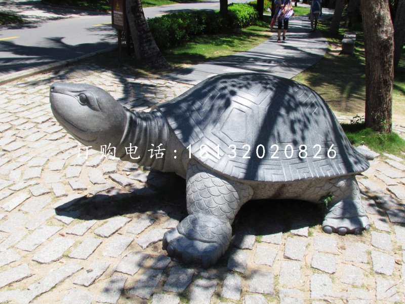 烏龜石雕,公園動(dòng)物石雕