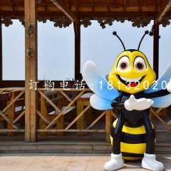 蜜蜂雕塑，玻璃鋼卡通動物