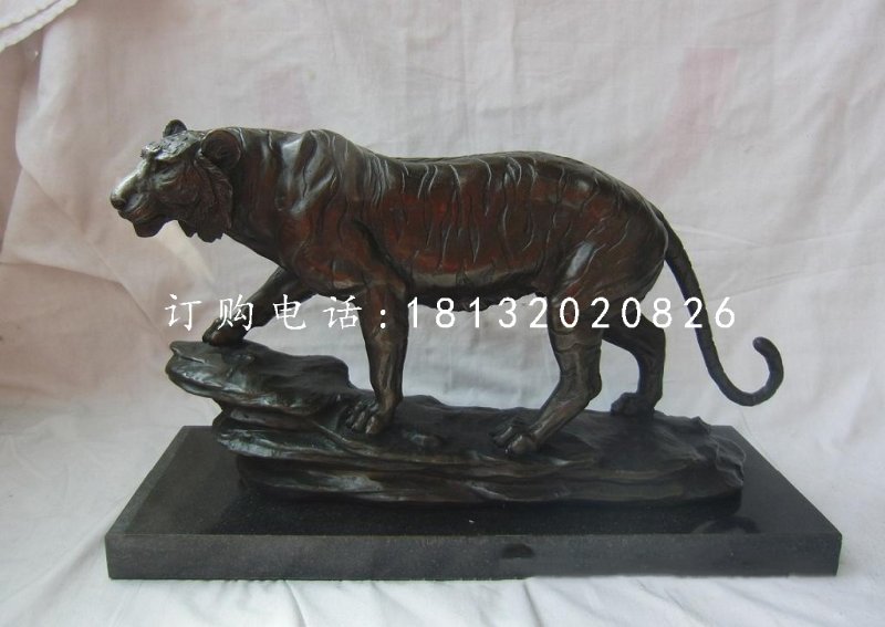 銅雕老虎，動物銅雕 (2)
