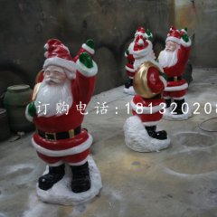 玻璃鋼圣誕老人雕塑，卡通人物