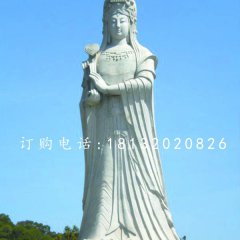 媽祖石雕，廣場大理石神仙雕塑
