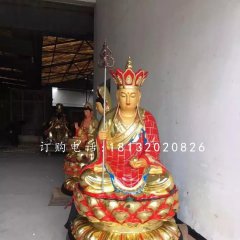 玻璃鋼彩繪佛像，地藏王菩薩雕塑