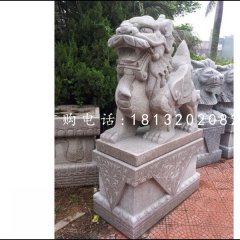 大理石貔貅，神獸石雕