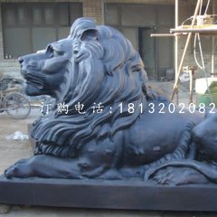 銅雕獅子，西洋獅銅雕