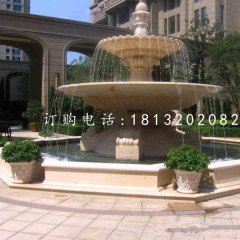 小區(qū)噴泉石雕，景觀石雕