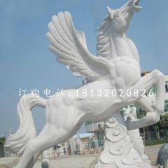 飛馬石雕，漢白玉石雕馬