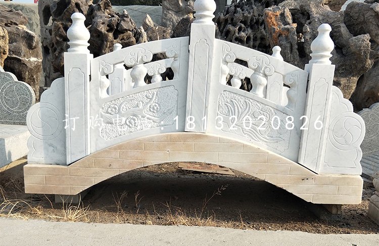漢白玉橋，石雕小橋