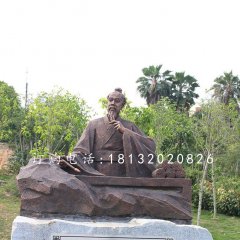 張仲景銅雕，古代人物銅雕