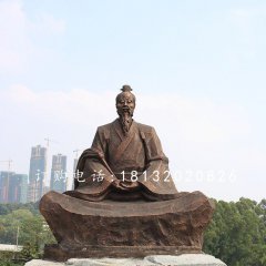 葛洪銅雕，古代醫(yī)藥學(xué)家銅雕