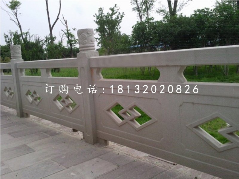 公園石雕欄板，大理石欄板