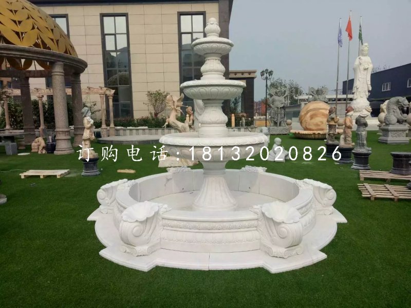 公園石噴泉，歐式噴水盆