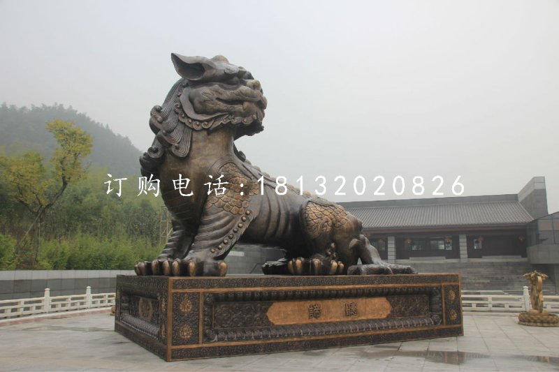諦聽(tīng)銅雕古代神獸銅雕