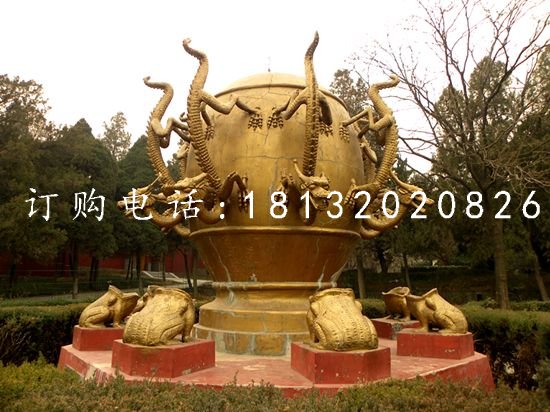 地動儀銅雕，校園雕塑.jpg
