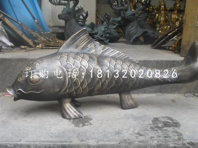 鯉魚銅雕，公園動物銅雕.jpg
