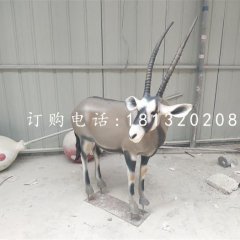 藏羚羊雕塑，玻璃鋼仿真動(dòng)物